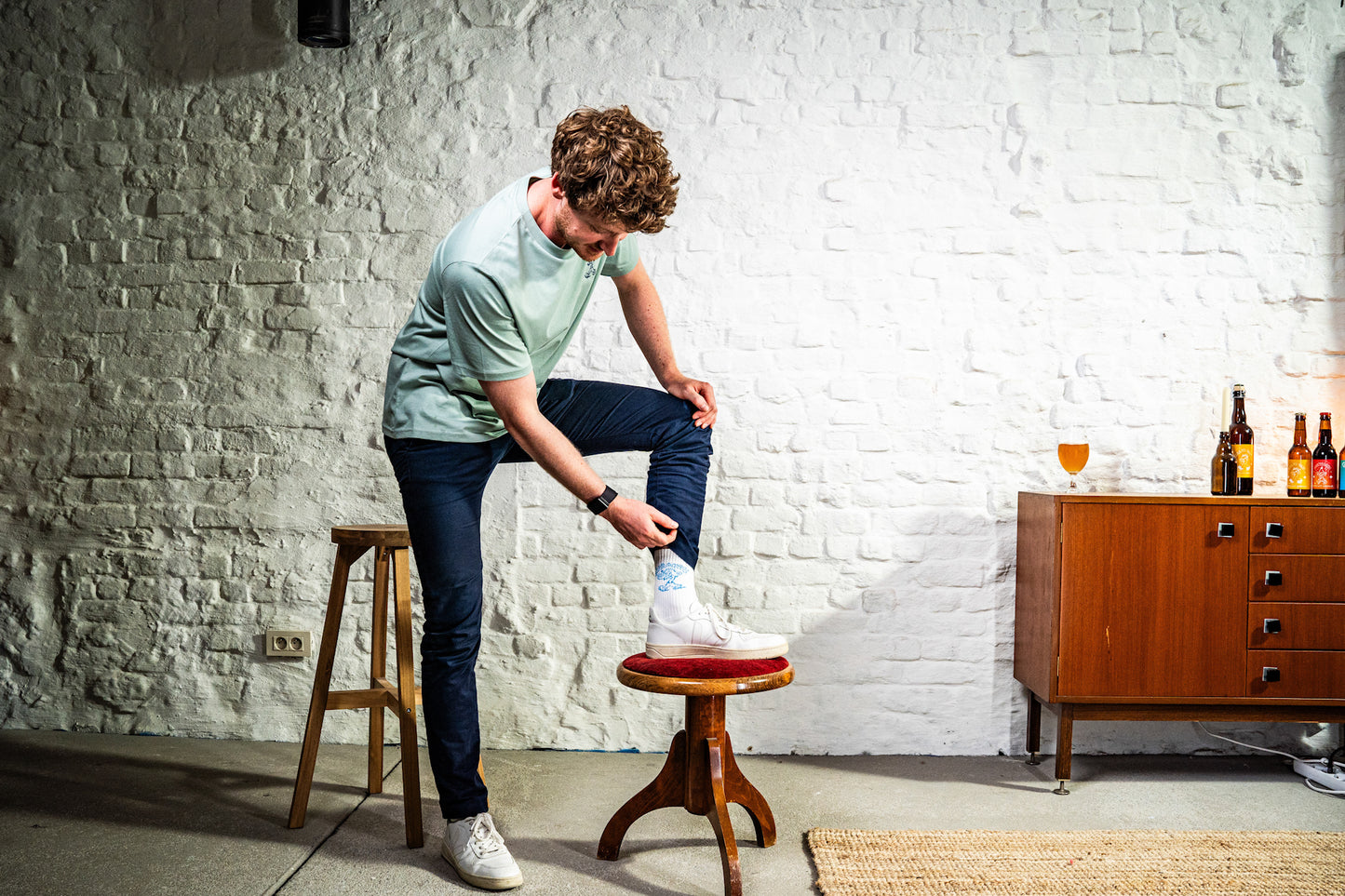 Misbaksel kousen - Zwart