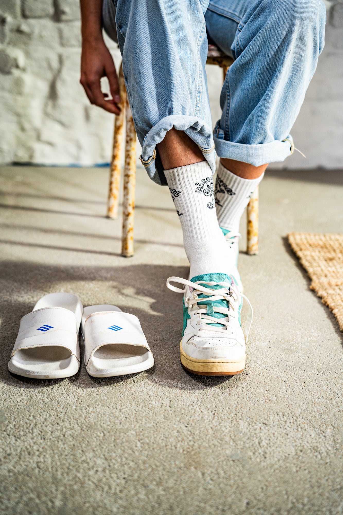 Misbaksel kousen - Zwart