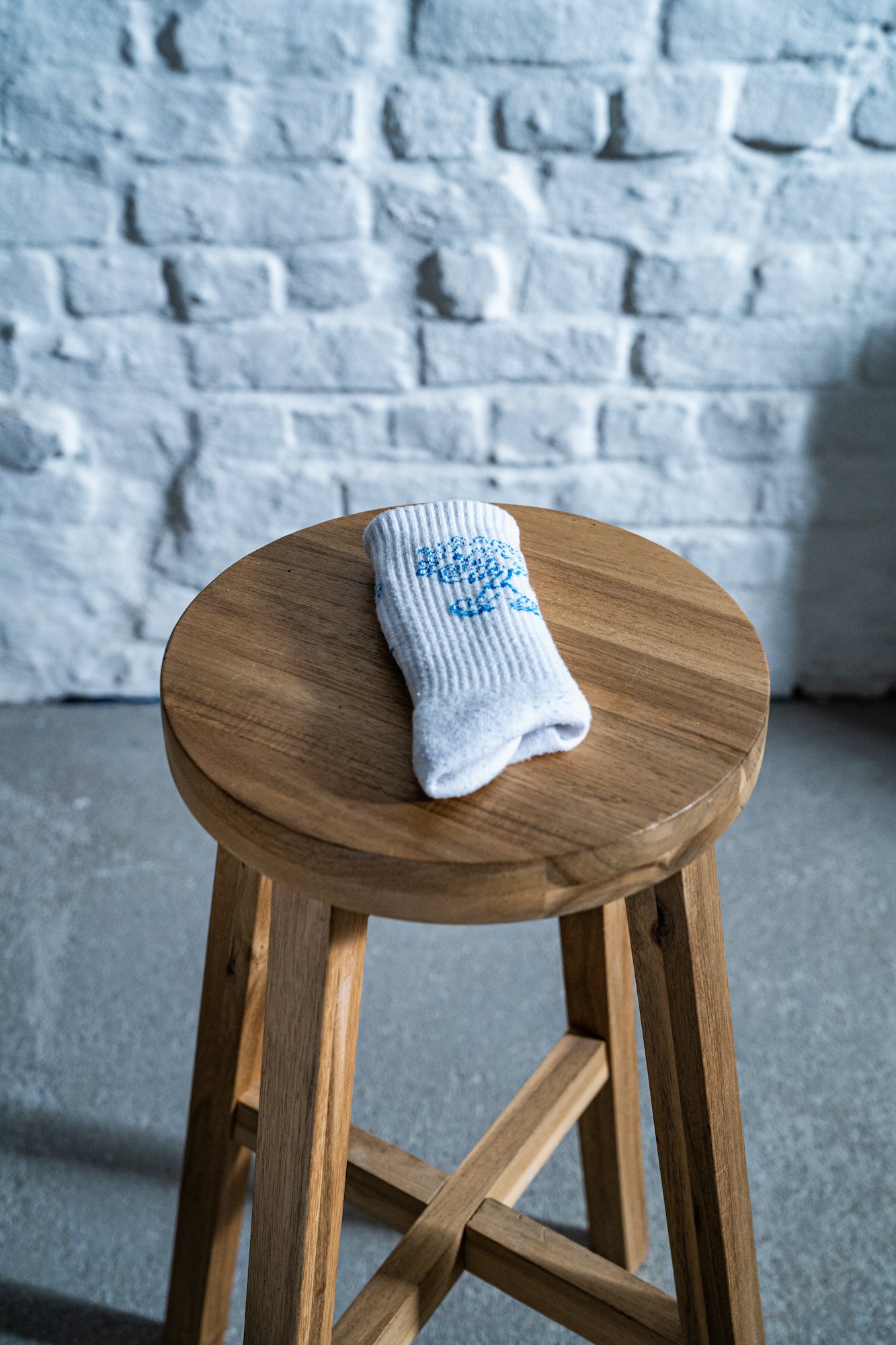 Misbaksel kousen - Blauw