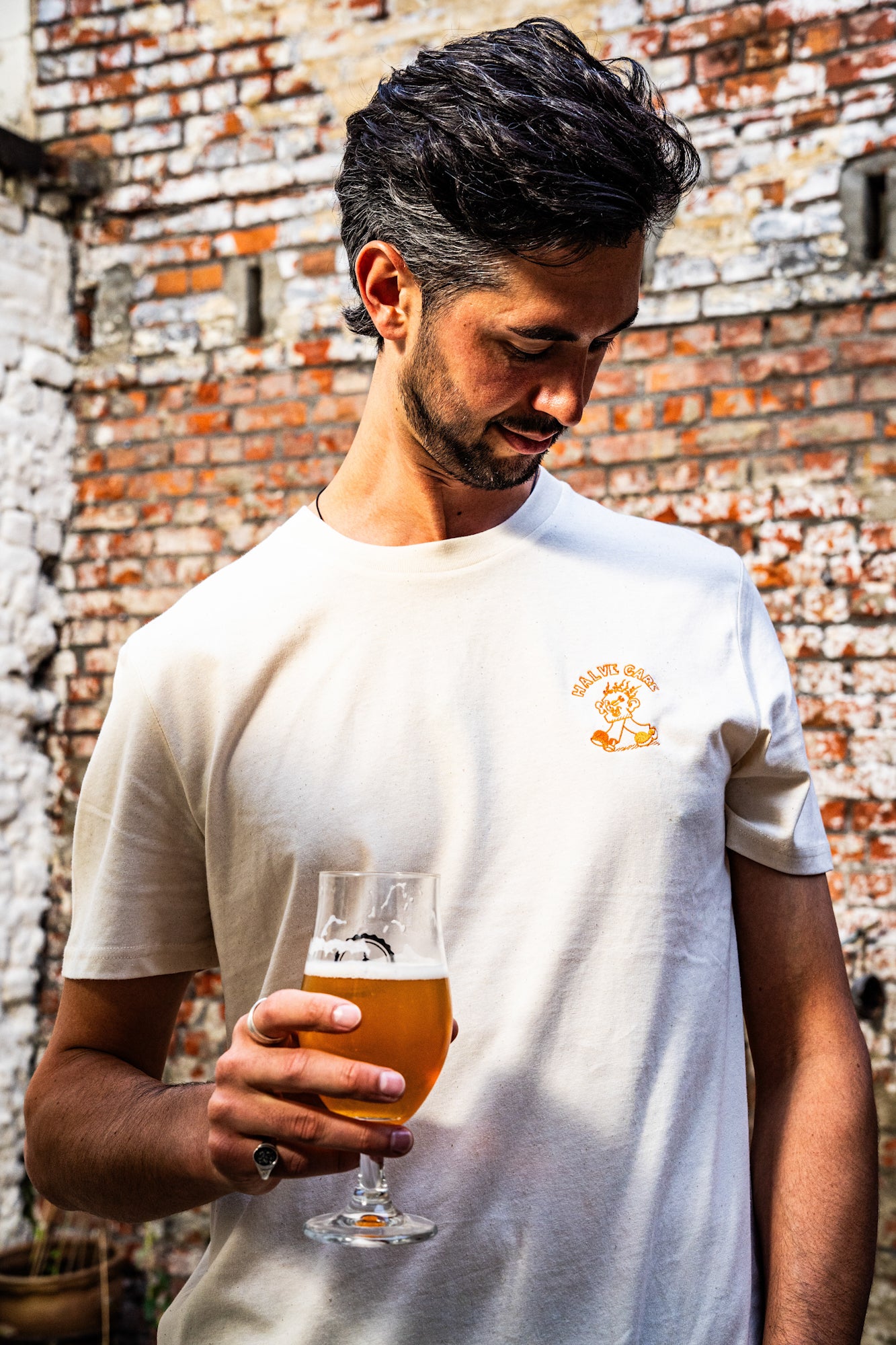 Halve Gare T-shirt - Natural Raw