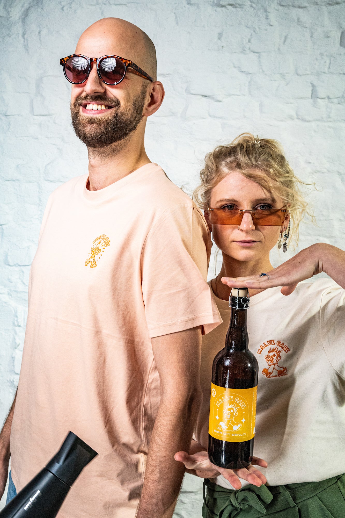 Heethoofd t-shirt - Fraiche Peche