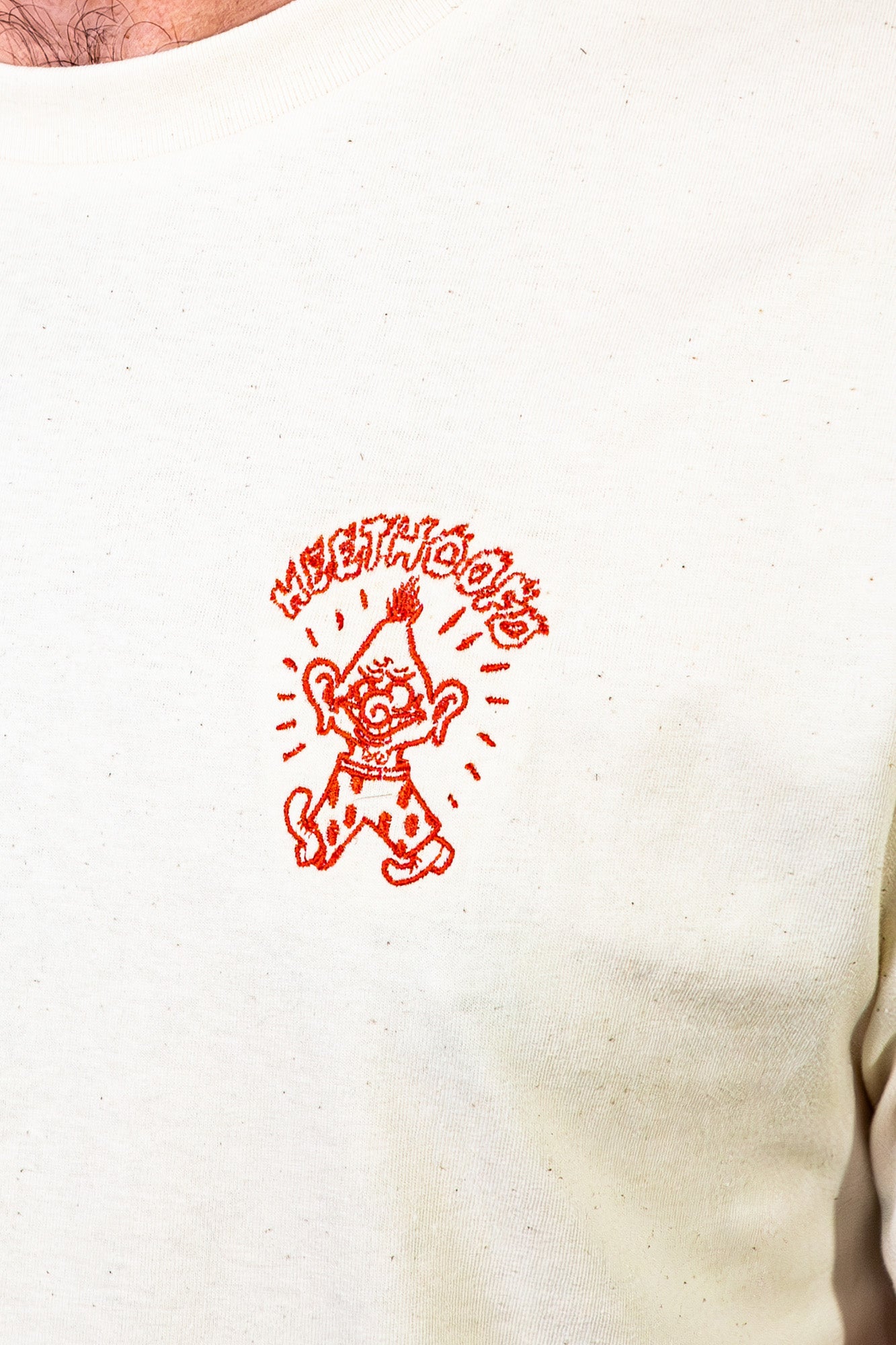 Heethoofd t-shirt - Natural Raw