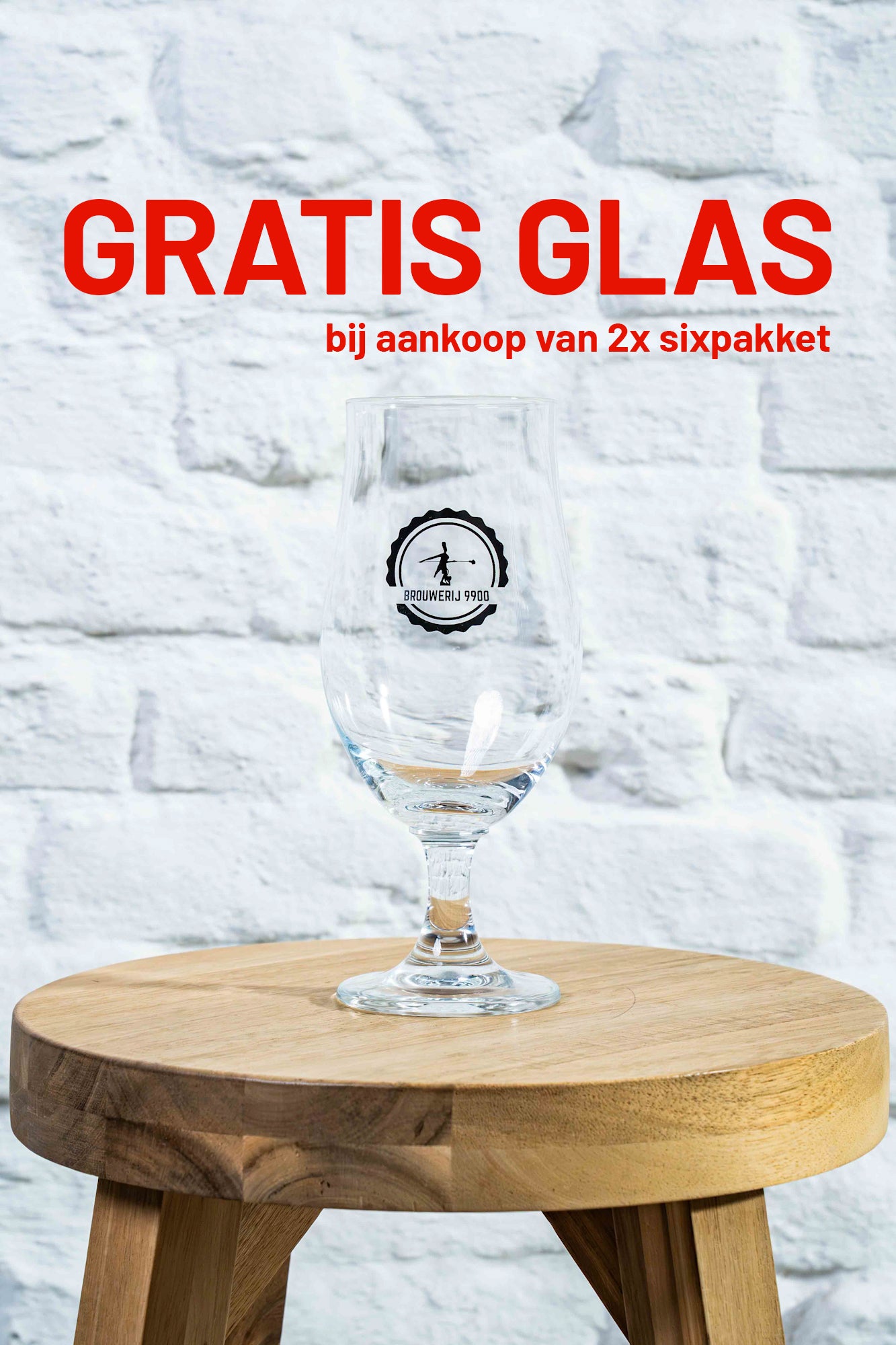 2x Sixpakket + GRATIS glas